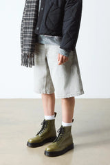 Olive Green Combat Boots