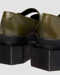 Chunky Square Toe Buckle Shoes