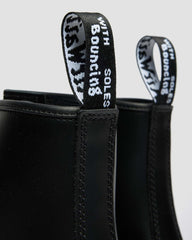 Contrast Stitch Leather Boots