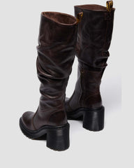 Chunky Heel Knee Boots