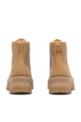 Mid Lace Up Leather Boots