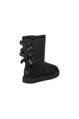 Cozy Sheepskin Boots with Satin Bows