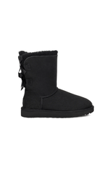Cozy Sheepskin Boots with Satin Bows