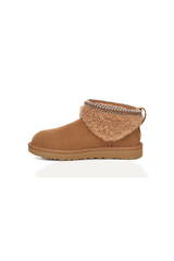 Curly Sheepskin Mini Boots