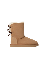 Cozy Sheepskin Boots with Satin Bows