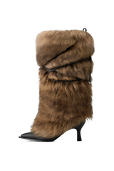 Fur Heel Boots