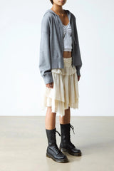 Lace Up Leather Mid Boots