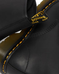 Matte Black Lace Up Boots