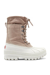 Waterproof Plaid Cuff Boots