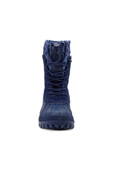 Waterproof Plaid Cuff Boots