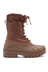 Waterproof Plaid Cuff Boots