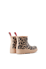Leopard Print Insulated Rain Boots