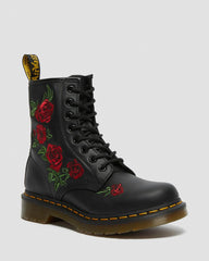 Embroidered Floral Boots