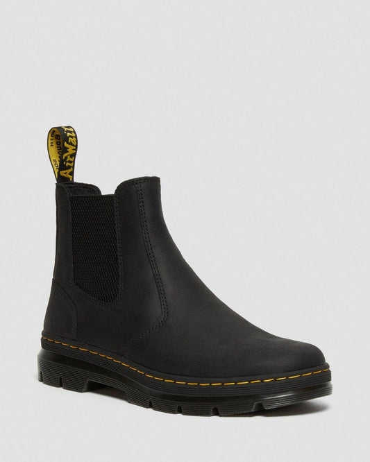 Rugged Leather Chelsea Boots