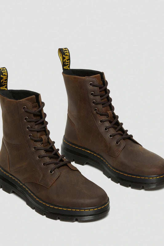 Distressed Leather Boots