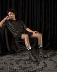 Durable Leather Ankle Boots