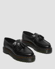 Black Tassel Platform Loafers