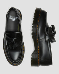 Black Tassel Platform Loafers