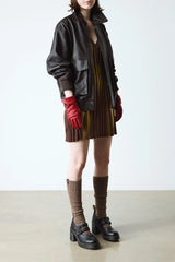 Leather Mary Jane Heels