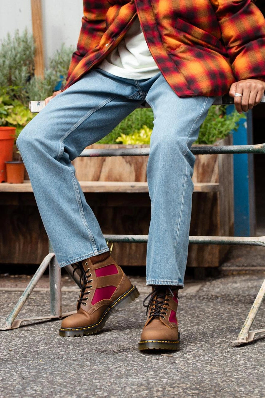 Color Block Ankle Boots
