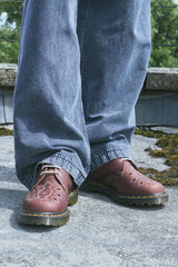 Patterned Suede Oxfords