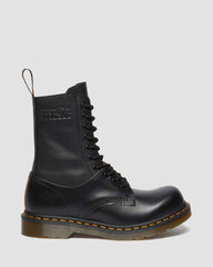 Black Leather Lace Up Boots