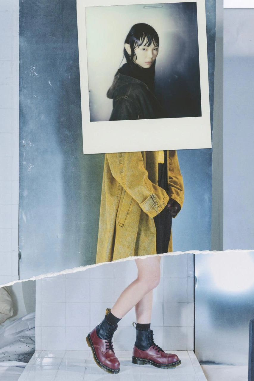 Two Tone Leather Boots