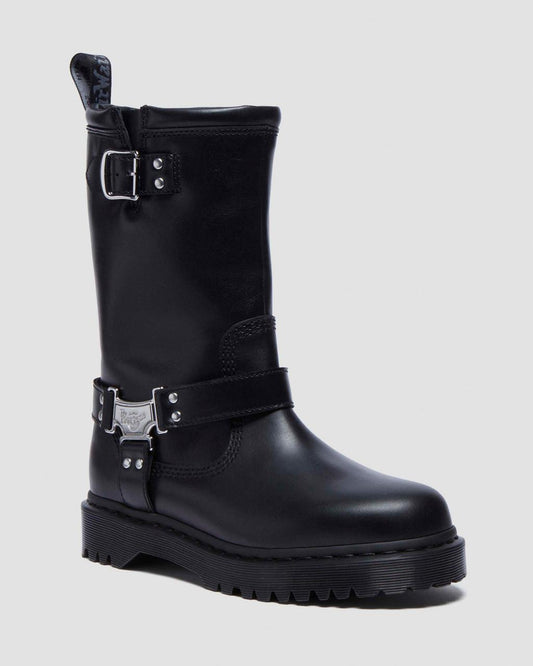 Edgy Buckle Boots