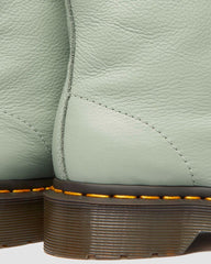 Pastel Green Lace Up Boots