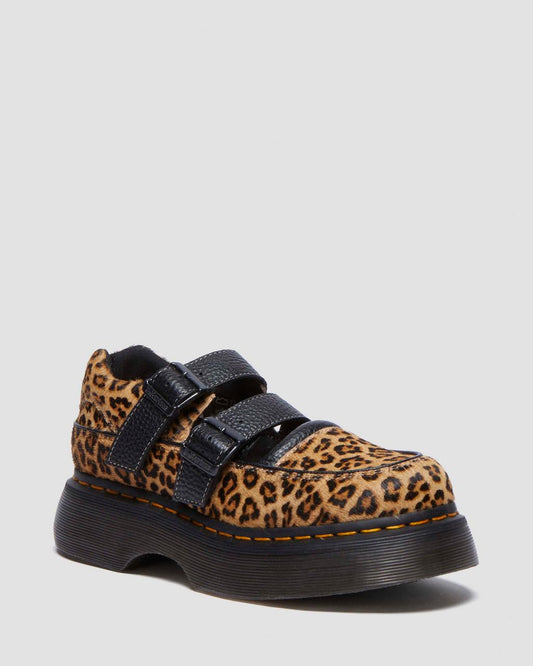 Leopard Print Mary Jane Platforms