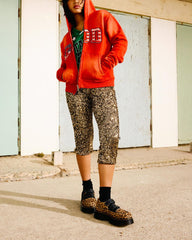 Leopard Print Mary Jane Platforms