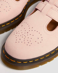 Pink Nubuck Mary Janes