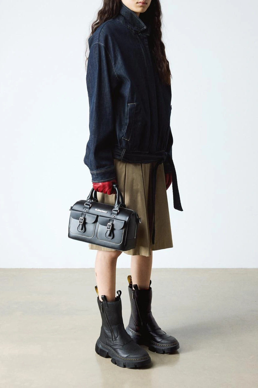 Chunky Sole Leather Boots