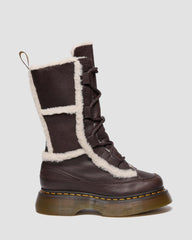 Cozy Faux Fur Laced Boots