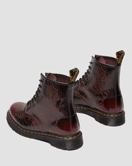 Phoenix Etched Leather Boots