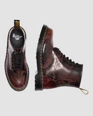 Phoenix Etched Leather Boots