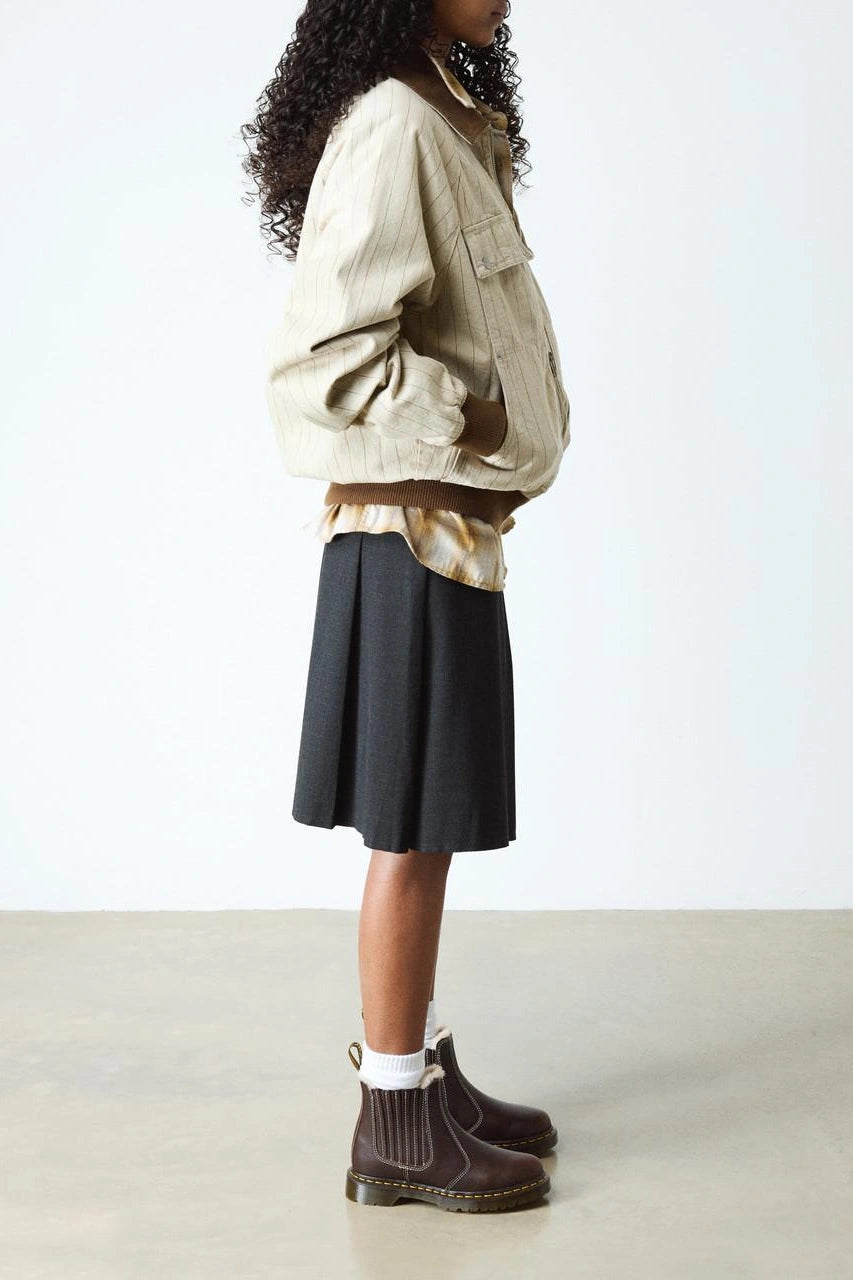 Faux Fur Lined Chelsea Boots