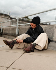 Faux Fur Lined Chelsea Boots