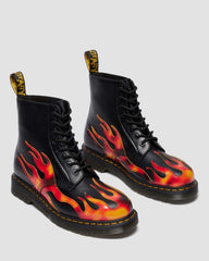 Fiery Combat Boots