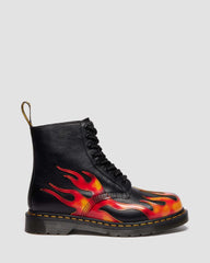 Fiery Combat Boots