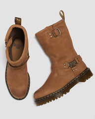 Soft Nubuck Biker Boots