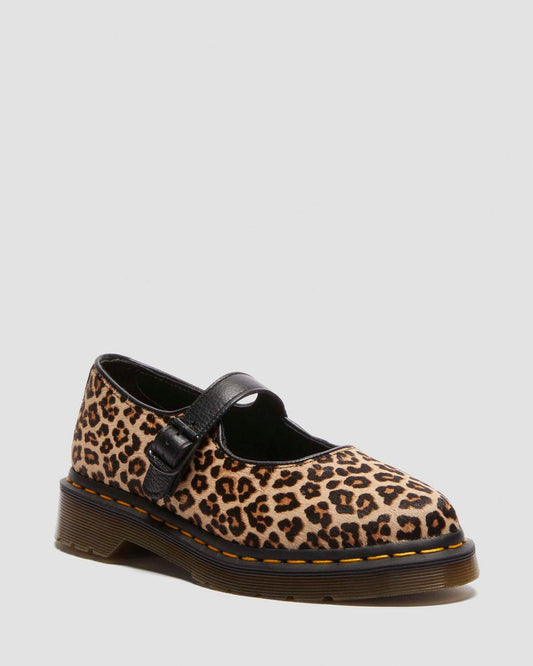 Chunky Leopard Mary Janes