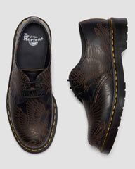 Phoenix Engraved Leather Shoes