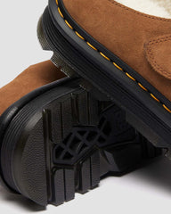 Plush Lined Suede Mules