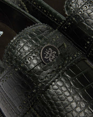 Textured Brogue Loafers