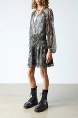 Solar Flare Embroidered Platform Boots