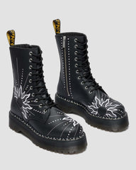Solar Flare Embroidered Platform Boots