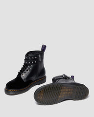 Velvet Studded Boots