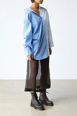 Floral Stitch Combat Boots