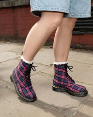 Bold Plaid Boots